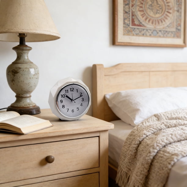 Réveil Haut-Parleur Réveil Digital Sans Fil avec Veilleuse Lumineuse | Enceinte Horloge Sans Fil Pour Des Utilisations Dans Le Bureau, Sur Le Chevet