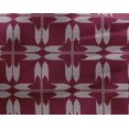 thumbnail image 4 of oneOone Georgette Viscose Fabric Arrow Sign Kasuri Printed Fabric 1 Yard 42 Inch Wide, 4 of 4