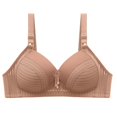 thumbnail image 2 of UPPADA Winter Clearance Full Coverage Plus Size Bra Convenient Front Button Bras Cool Liftup Bra Super Gather Wireless Push-Up Bra Lifting Bras Breathable Underwear Bra, 2 of 6