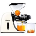 thumbnail image 1 of Fretta Juicer Machine, Slow Masticating Juicers, Juicer Machines Vegetable and Fruit, Juice Maker,Easy to Clean Cold Press Juicer, BPA-Free(Cream White), 1 of 7