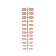 thumbnail image 1 of 1 Set Glue on Nails Medium Finger Decorative DIY Length Files Stick Full Cover Wraps Art Decals Artificial Beauty Tool Manicure Kit Decorations 9, 1 of 6
