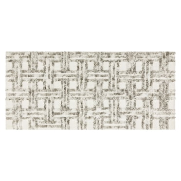 Hometrends Emissary Bath Rug, Grey, 20" x 45"