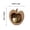 A-1438, variant on Doorbell Wind Chime, Magnetic Suction Mount, Copper Finish, Easy Installation, No Drilling Required, Audible Visitor Alert, Home Door Decor