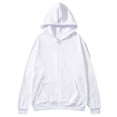 thumbnail image 1 of Zip Up Hoodies for Men Long Sleeve Sweatshirt Loose Fit Solid Color Fall Sweatshirts, 1 of 6