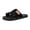 Black-womens dress sandals heel, variant on SZJXBUY Flipflops Sandals Women Summer Casual Orthopedic Beach Slip On Slippers Comfortable Mesh Flats Red,43