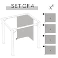 thumbnail image 4 of Outsunny 10' x 10' Universal Gazebo Sidewall Set with 4 Panels, Hooks/C-Rings Included for Pergolas & Cabanas, Light Grey, 4 of 10