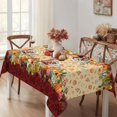 thumbnail image 3 of Fall Tablecloth, Fall Tablecloths for Rectangle Tables, Fall Table Cloths Rectangle 60 x 120 Inch, Autumn Pumpkin Thanksgiving Tablecloth, 3 of 4