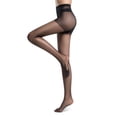 thumbnail image 3 of Collants de Classification de Produit - Titre de Produit Lot de 2 Collants Transparents Taille Haute pour Femmes 20D avec Soutien et Orteils Renforcés Collants 2 Pcs, 3 of 4