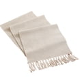 thumbnail image 1 of Chemin de Table Style Ferme, Chemin de Table Rustique Vintage, Chemin de Table Tressé en Coton pour Table Basse, Chemin de Table Tissé Beige, 1 of 7