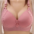 thumbnail image 1 of Pisexur Women's Plus Size Bras Full Coverage Lace Underwire Unlined Bra, 1 of 7