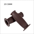 thumbnail image 4 of Xingzhi Pair Universal Motorcycle HandleBar Hand Grip Retro Handlebar Brown 25 28MM, 4 of 8