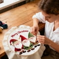 thumbnail image 4 of Beginner Embroidery Kit for Christmas DIY Projects with Printed Cloth, 3 Needles, English Instructions, and 20 cm Hoop, 4 of 6
