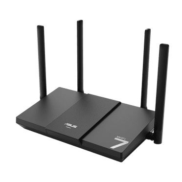 ASUS RT-BE50 Dual-band WiFi 7 (802.11be) Smart AiMesh Extendable Router, 3600 Mbps, 2.5G port, Up to 3 SSIDs for IoT Devices, Parental Controls & VPNs