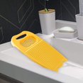 thumbnail image 4 of jifeng Hand Washing Board with Soap Dispenser Hand Wash Clothes Washboard Socks Clothes yellow, 4 of 7