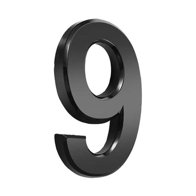 House Numbers For Outside 0-9 Self-Adhesive Metal Address Numbers With Weather-Resistant Coating For Door Or Mailbox Installation