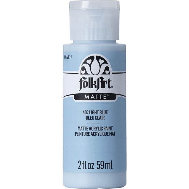 Folkart Matte Acrylic Craft Paint, 2 fl. oz., Light Blue
