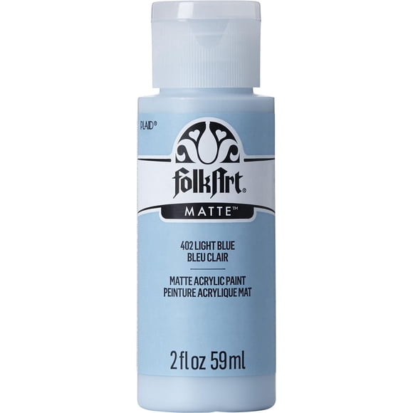 Folkart Matte Acrylic Craft Paint, 2 fl. oz., Light Blue