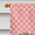 thumbnail image 3 of Carolines Treasures BB7878CHF Drapeau Maison Furet Rose Check Canvas, 3 of 4