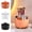 Orange, variant on Staron Makeup Brush Holder Organizer (White), 360° Rotating Makeup Brush Organizer, 5 Slot Make up Brushes Makeup Organizer for Cosmetics, Nail Polish