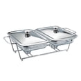 thumbnail image 1 of simhoa Buffet Food Warmer Convenience Food Warmer Tray for Birthday Parties Wedding 1.5L 2 Compartment, 1 of 8
