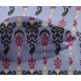 thumbnail image 4 of oneOone Viscose Chiffon Fabric Stripe & Paisley Ikat Printed Craft Fabric BTY 42 Inch Wide, 4 of 4
