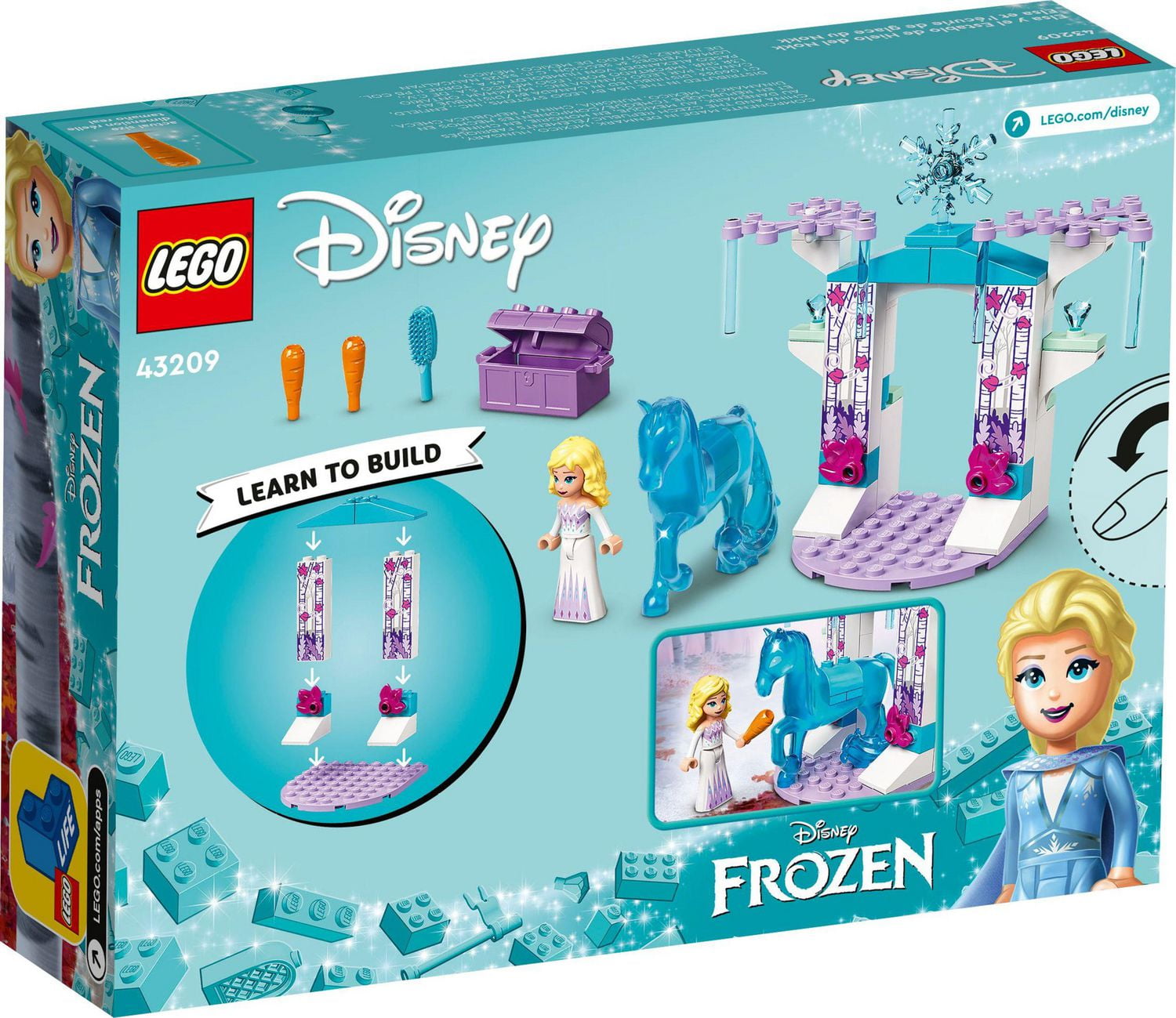LEGO Disney Elsa et l’écurie de glace du Nokk 43209 Ensemble de construction (53 pièces)