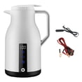 thumbnail image 2 of Car Kettle Water Boiler, Truck Kettle Fast Heating Heating Kettle, Electric Car White Without Base, 2 of 9