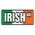 thumbnail image 1 of SignMission SS-Irish Panneau de Rue Drapeau Irlandais 18 Po - Drapeaux Irlandais Irishman Luck Blarney, 1 of 1