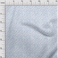 thumbnail image 3 of oneOone Viscose Chiffon Medium Blue Fabric Florals Craft Projects Decor Fabric Printed By The Yard 42 Inch Wide, 3 of 4