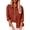 ZA-Orange, variant on Meichang Button Down Shirts for Women Long Sleeve Lapel Collar Linen Shirts Solid Casual Plus Size Cotton Linen Tops with Pocket White S
