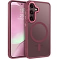 thumbnail image 1 of [PST] Samsung Galaxy S25 / S24 Case, Matte Rubber Hybrid Back Cover with Magnetic MagSafe Compatible, 1 of 5