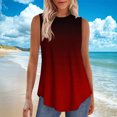 thumbnail image 1 of LOVZFMLL Camisoles pour Femmes à Imprimé Dégradé Sans Manches à Col Rond Chandail Décontracté Mode Camisoles, 1 of 7
