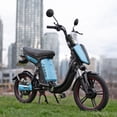 thumbnail image 3 of EMMO Urban Electric Bike - eBike Scooter - 48V Light Weight Removable Battery - Blue - QS Motor, 3 of 10