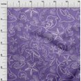 thumbnail image 3 of oneOone Rayon Medium Purple Fabric Sea Craft Projects Decor Fabric Printed By The Yard 56 Inch Wide, 3 of 4