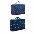 thumbnail image 2 of Baohd Sac de Rangement Sac de Voyage Pochette à Jouets Pratique Durable Extérieur Résistant à l'Usure Anti-Poussière Paquet de Voyage Poisson Bleu, PVC TTG, 2 of 6