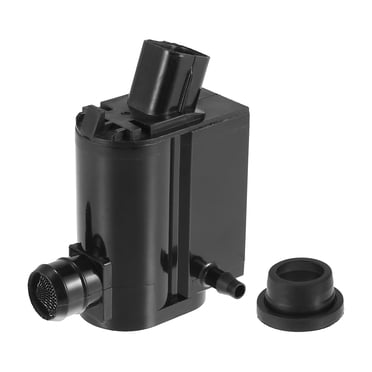 Unique Bargains Pompe de Moteur pour Lave-Glace Compatible avec Hyundai Accent pour Kia Sorento - Lot de 1 Pcs Noir