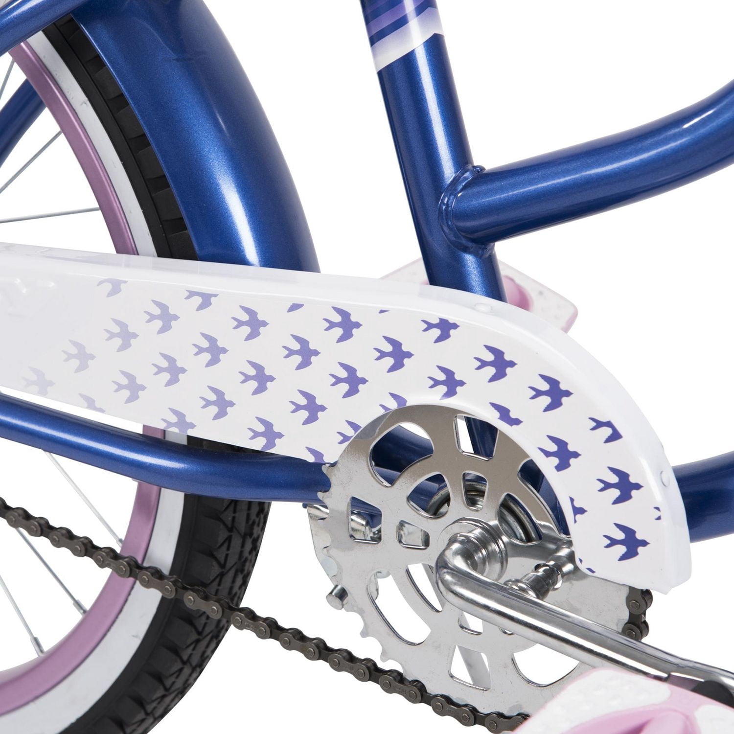 Huffy 20” Good Vibrations Cruiser Bike, Fits Riders 44”-56”, Blue, Ages 5-9, Girls