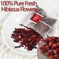 thumbnail image 2 of ULTHMOK Hibiscus Tea Bags,100 Tea Bags/7.06 Oz,100% Pure Dried Hibiscus Flower,Natural & No Additives, 2 of 6
