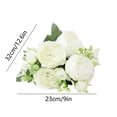 thumbnail image 3 of LSLJS Beautiful Artificial Silk Fake Flowers Wedding Valentines Bouquet Bridal Decor, Valentine's Day Decorations, 3 of 6