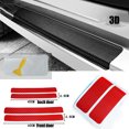thumbnail image 3 of CARTTOU Carbon Car Door Sills Stickers Universal Car Door Edge Entry Guards Scratch Cover Sill Protector for Most Cars, 3 of 8