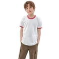 thumbnail image 1 of Hauts d'Été pour Garçons en Bas Âge T-Shirts à Manches Courtes Col Rond Coupe Ample Décontractée T-Shirts de Printemps pour Garçon 10-12T, 1 of 7
