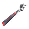 thumbnail image 3 of DYNWAVECA Multifunctional Self Locking Pipe Wrench Tool Forged Steel Three Sided Toothed Multipurpose for Home Maintenance Professional 10inch, 3 of 9
