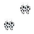 thumbnail image 1 of QualitChoice Léopard Boucles d'Oreilles Corps Décoration Goutte d'Eau Oreille Dangles Cadeau d'Anniversaire Type 7 2Set, 1 of 6