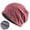 Wine, variant on Teissuly Beanies Hats Men's And Women's Fashionable Windproof Plush Warm Bun Pile Cap