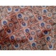 thumbnail image 4 of oneOone Silk Tabby Fabric Leaves & Floral Block Print Sewing Fabric BTY 42 Inch Wide, 4 of 5