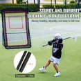 thumbnail image 2 of KFFKFF Transat de Crosse pour Usage Extérieur, Filet de Retour Volleyball 5 X 7 Pi, Écran d'Entraînement de Baseball Softball pour Lancer Arrière, Mur d'Entraînement de Tir à Inclinaison Réglable avec Cible, 2 of 9