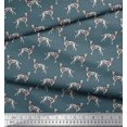 thumbnail image 2 of Soimoi Poly Georgette Fabric Dalmatian Dog Print Fabric by Yard 42 Inch Wide, 2 of 3