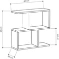 thumbnail image 4 of JV Home Homeania Collection Modern Side Table with Shelves for Storage, 24 Inch, Sonomo, 4 of 7