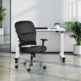 thumbnail image 2 of Black Bonded Leather Managers Chair by Office Star, 2 of 7