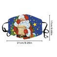 thumbnail image 4 of kurtrusly Christmas Themed Face Mask Dustproof Breathable Printing Mask with Elastic Ear Band Type 8, 4 of 7
